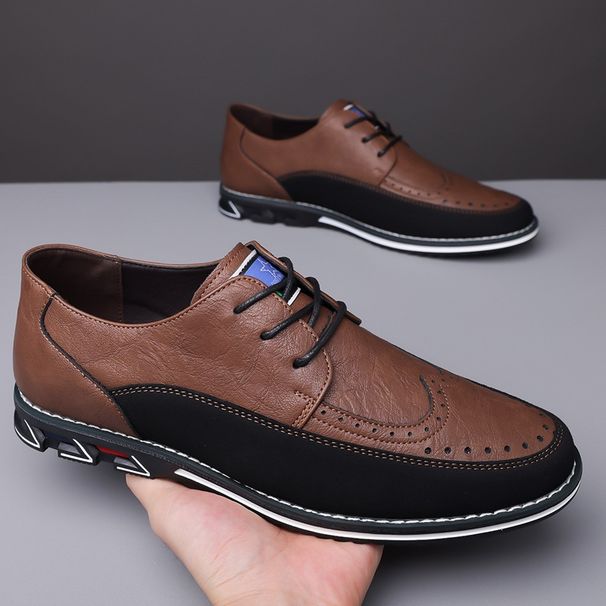 Cross-border New Spring And Summer Casual Genuine Leather Shoes, Soft Cowhide Breathable Business Men's Loafers_vogvips.com