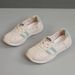New 2025 Summer New Sporty White Sneakers Breathable Women's Lace-up Low-top Casual Shoes_vogvips.com
