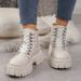 Martin Boots Women's New British-style Rivet Short Boots Slim Boots_vogvips.com