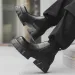 Ärmelfüße Lazy One Pedal Kurze Stiefel Lokomotiven-Stil Herrenstiefel Dicke Sohle Erhöhung Martin Stiefel_vogvips.com
