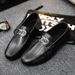 Men’s Shoes Summer New Soft Sole Breathable Men's Casual Leather Shoes Toad Shoes Driving Shoes_vogvips.com