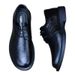 Men's 2026 New Model Breathable Retro Flat Casual Business Fashionable Versatile Men's Leather Shoes_vogvips.com