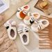 Cute For Women Fleece-Lined Warm Comfortable Home Non-Slip Thickened Outdoor Couple Cotton Slippers Winter_vogvips.com