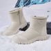 2026 New Men's Snow Boots, Korean Style Thick-Soled Winter Boots With Fleece Lining, Warm, Stylish, And Versatile_vogvips.com