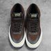2025 Fall/Winter New Vintage Mid-Top Crocodile Embossed Patchwork Sneakers Brown Soft Leather Color-Block Board Shoes_vogvips.com
