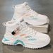 Autumn New Breathable High Top Men's Trendy And Versatile, Inner Height Increasing Mesh Sports Shoes, Casual Dad Shoes_vogvips.com