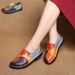 WOIZGIC Women's Ladies Female Woman Mother Shoes Flats Genuine Leather Loafers Moccasins Mixed Colorful Non Slip On Plus_vogvips.com