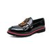 New Fashion Men's Brown Business Casual Loafer Shoes Daily Office Black Buckle Monk Men's Shoes One Foot Cover Banquet Dress Wedding Leather Shoes_vogvips.com