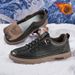 Winter New Cotton Boots 2025 Men's Fashion And Versatile Low-top Leather Shoes Flat Board Shoes For Men_vogvips.com