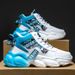 Autumn Men's Shoes, Winter Middle School Basketball And Running Shoes, Teenagers' Casual High-top Thick-soled Dad Trendy Shoes_vogvips.com