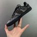 Retro Low Top Sneakers Multicolor Rhinestone Black White Stylish Shoes_vogvips.com