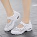 New Lightweight Plus Size Shoes Hollowed Out Women's Shoes Nurse Shoes Middle-aged Dance Shoes Sneakers Breathable_vogvips.com