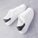 2024 New Women Sneakers Fashion Breathble Vulcanized Pu Leather Platform White Lace Up Casual Shoes Zapatos Mujer_vogvips.com