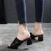 26 Spring/Summer New Soft Leather Fish-Tail Sandals For Women - Flat Heels_vogvips.com