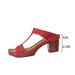 2026 Summer Foreign Trade European And American High-Heeled Slippers New Style Large Size Hollow Chunky Heel Open-Toe_vogvips.com