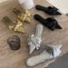Women's Flat Beach 2024 Fashion Butterfly Knot Women's Apartments With Shoes Slippers Mules_vogvips.com