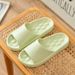 2025 New Style Soft Cushion Slippers Men Indoor Home Non-Slip Bathroom Shower EVA Sandals For Women Summer_vogvips.com