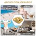 Thick Sole Cloud Women Men,Large Size,Pillow House Slippers Shower Sandals,Indoor Bathroom Slides,Lightweight,Non-Slip_vogvips.com