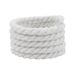 Shoe Accessories gold shoelaces round 7mm solid color hand woven polyester cotton rope thick sneakers dad shoes_vogvips.com