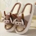 Casual Shoes Women Milk Cow Linen Slippers Four Seasons Men Indoor Sandals Adults Cartoon Slides Couples Cute Breathable_vogvips.com