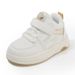 New Girls' Small White Shoes High Top Boys' Casual Board Shoes Soft Soled Baby Shoes_vogvips.com
