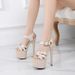 197-3 Super High Heels 24 New Lacquer Leather Strap Waterproof Platform 17cm Sandals T-Stage Fashion Nightclub Sexy_vogvips.com