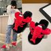 New Home Slippers For Women, Autumn And Winter Cute Lobster Closed-Toe Slippers, Comfortable Flat Furry Shoes_vogvips.com