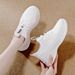 Breathable Single-mesh Sports For Women, 2026 Summer New Women's Fly-knit Mesh Running Shoes, Slip-on Casual White Shoes_vogvips.com