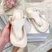 Luoyi Women's Flip-Flops 2025 Summer New Model With Metal Buckle, Open-Toed, Hollow Design, Comfortable For Daily Wear_vogvips.com