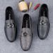 Men's Doudou Shoes Driving Shoes Low-top Pure Leather Surface Metal Trim Foot Cover Large Size Casual Shoes Small Leather Shoes_vogvips.com