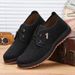 Man Sports Shoes Running Shoes Sneakers Synthetic Canvas Versatile Easy To Clean Sneakers Footgear_vogvips.com