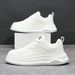 Men's Versatile Thick Soled White Sneakers Spring/Summer 2025 Trendy Style Casual Sports Leather Shoes for Students_vogvips.com