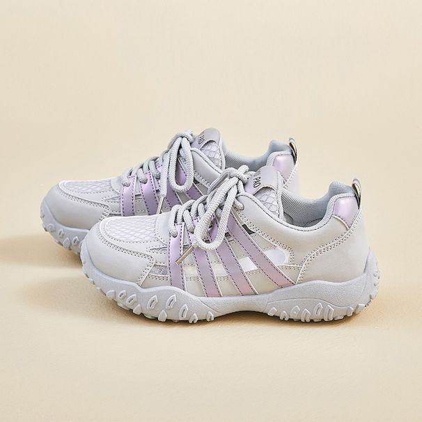 Dad Shoes Female Student Sports Platform Heightening Shoes Casual Shoes Mesh Breathable_vogvips.com