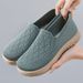 Classic Slip-On Comfort Flats For Women, Breathable Soft Sole Casual Ballet Shoes_vogvips.com