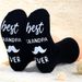 Cotton mid-tube socks sole letter non-slip glue floor socks creative casual sports socks_vogvips.com
