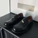 Genuine Slip On Loafers For Men Retro Round Toe Derby Leather Shoes With Height Increase_vogvips.com