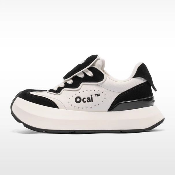 Ocai Runner Cloud Casual Shoes Retro Thick Sole Height Increasing Niche National Trend Brand Sneakers For Women_vogvips.com
