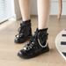 Lolita Cute Flat Girl 2025 Autumn Winter New Martin Short Boots Student Women's Shoes_vogvips.com