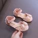 New Pearl Soft Soled Children's Shoes Big Child Princess Shoes Spring Leather Shoes For Girls_vogvips.com