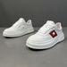 2025 New Spring Thick Bottom White Men's Leather Versatile Trendy Fashion Sports And Leisure Shoes_vogvips.com