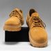 European Warm Series 2025 New Derby Spring Low-top Martin Boots Men's Yellow Work Shoes Thick Sole_vogvips.com