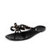 36-42 Size Rivet Herringbone Sandals For Summer Women's Jelly Slippers_vogvips.com
