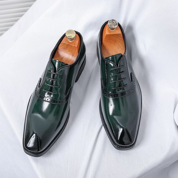New Large-size Casual Leather Men, British Korean Style, Suitable For Weddings And Grooms, Hairstylist Fashion_vogvips.com