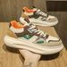 Summer New Breathable Mesh Men's Korean Version Versatile Thick Soled Sports Casual Board Dad Trendy Shoes_vogvips.com