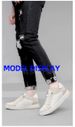 Men's Shoes Matte White Shoes Invisible Inner Height Increasing Shoes Men's Casual Shoes Board Shoes Men_vogvips.com