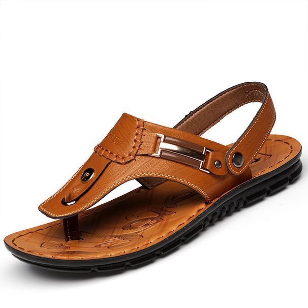 2025 Summer New Sandals, , Non-slip Dual-use Flip-flops, Clip-toe Trend Youth Casual Shoes_vogvips.com