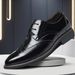Euro Step Large Size Brogue Carved Business Formal British Breathable Men's Casual Korean Style Leather Shoes Men_vogvips.com
