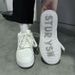 Women's Hong Kong Style Harajuku Retro Casual Loaf Shoes Korean Trend Street Photography Sneakers With Thick Soles_vogvips.com