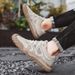 New Outdoor Casual Shoes Heightening Shoes Women's Air Cushion Hiking Shoes Hiking Shoes_vogvips.com