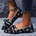Women's Lightweight Pointed-Toe Ballet Flats With Bow Detail - Breathable Slip-On Casual Shoes For Women (Multiple Colors & Sizes)_vogvips.com